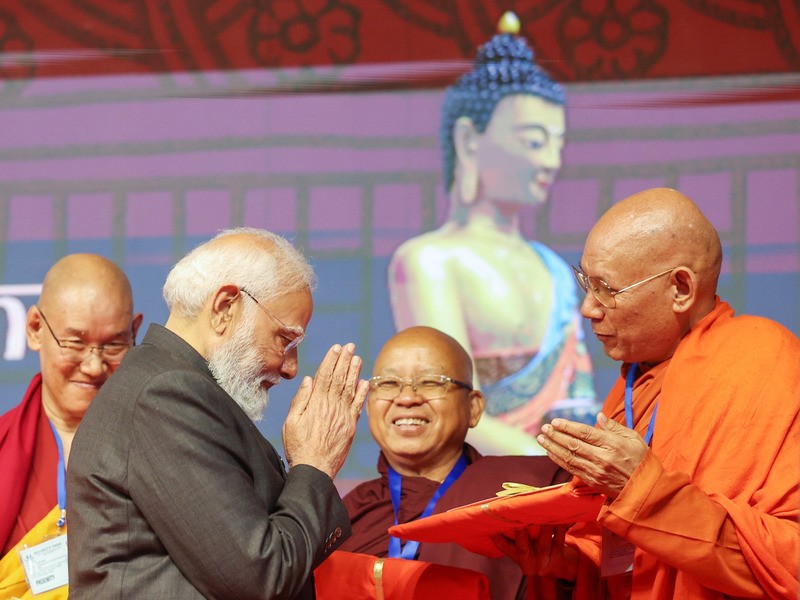 In Images: PM inaugurates Buddha relics exposition in New Delhi