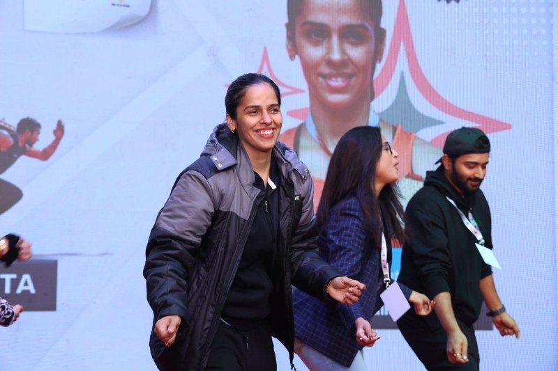 In Images: Saina Nehwal inaugurates Ekal Run in Kolkata