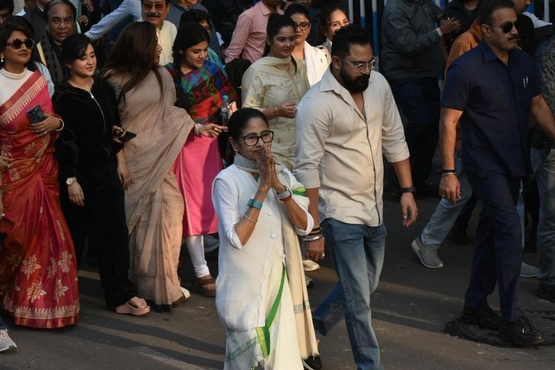 In Images: Mamata Banerjee leads rally in Kolkata against ED raids on I-PAC