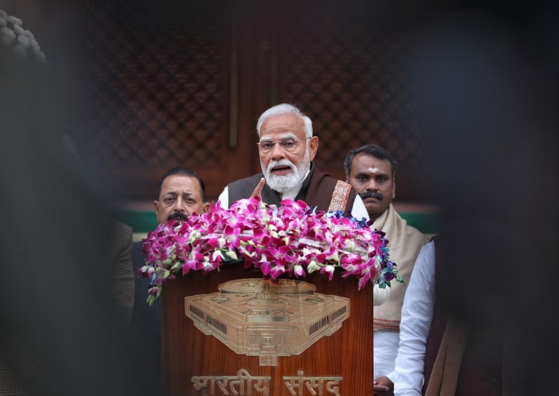 In Images: PM Modi’s message from Parliament on Budget Session Day 2