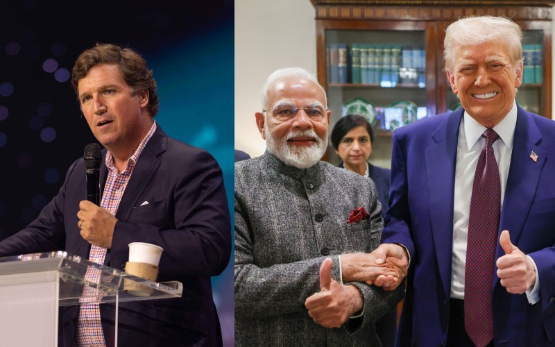 Tucker Carlson says the US must negotiate, not dictate, as India asserts global economic independence.
