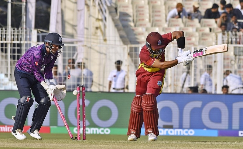 In images: Hetmyer, Romario Shepherd help West Indies beat Scotland in T20 World Cup