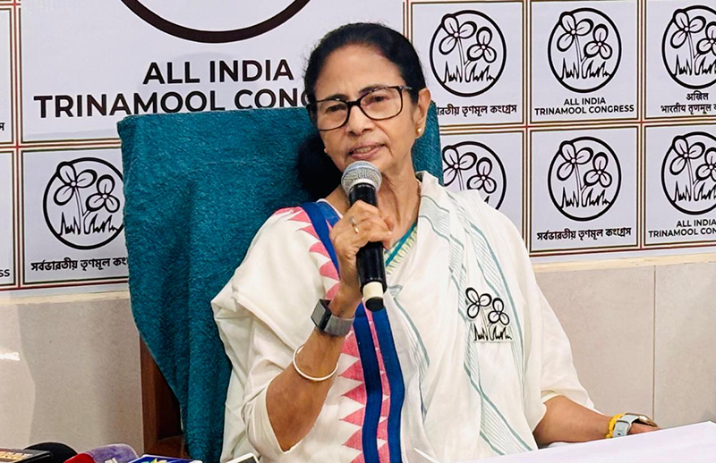 In Images: Mamata Banerjee unveils TMC candidate list for Bengal polls; CM to contest from Bhabanipur
