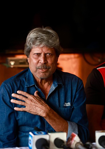 Kapil Dev visits Kolkata to attend Dr. Vace Paes Cup 2026 Cricket Match
