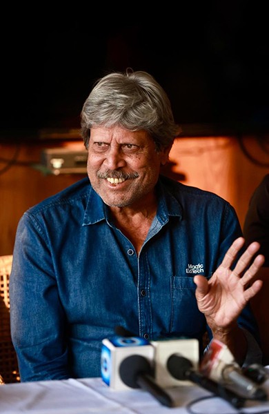 Kapil Dev visits Kolkata to attend Dr. Vace Paes Cup 2026 Cricket Match