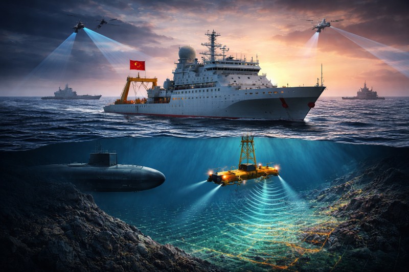 China’s vast ocean mapping may reshape submarine warfare dynamics and challenge US naval dominance.