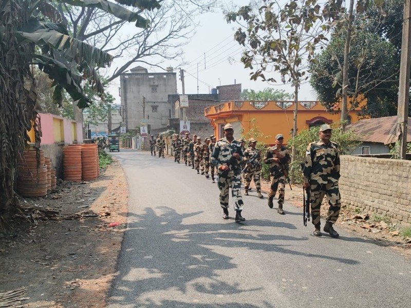 Seven CAPF personnel removed from Bengal for violating poll duty rules by attending Iftar party.