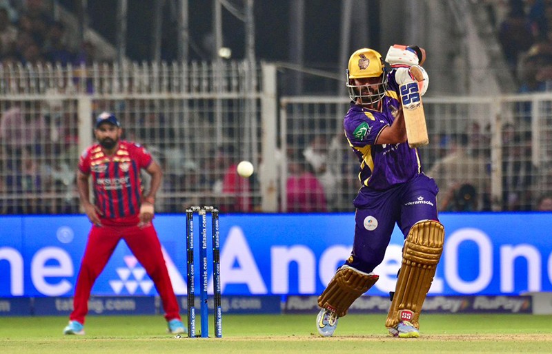 In Images: KKR face LSG at Eden Gardens