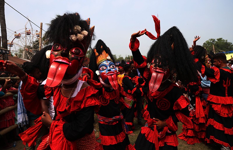 Where masks, faith and tradition come alive: Hili’s Bikat Kali Puja on the India–Bangladesh border