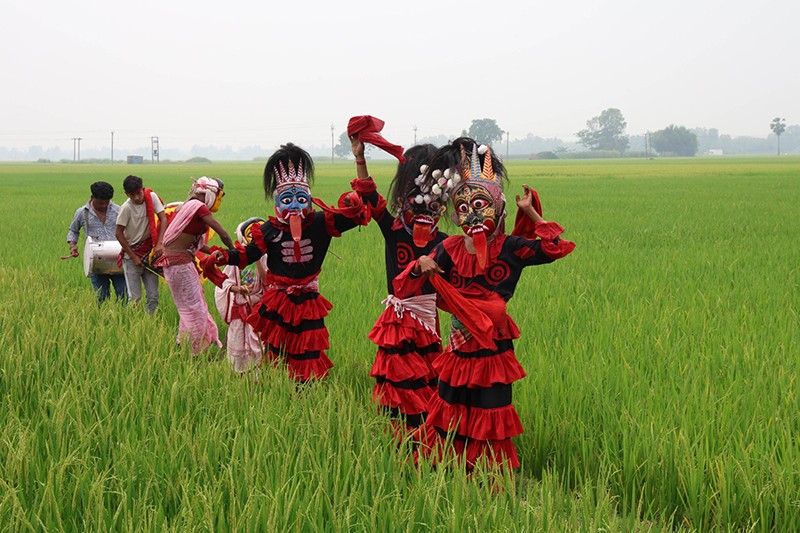 Where masks, faith and tradition come alive: Hili’s Bikat Kali Puja on the India–Bangladesh border