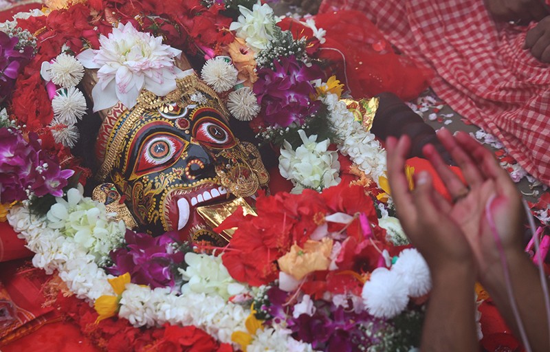 Where masks, faith and tradition come alive: Hili’s Bikat Kali Puja on the India–Bangladesh border