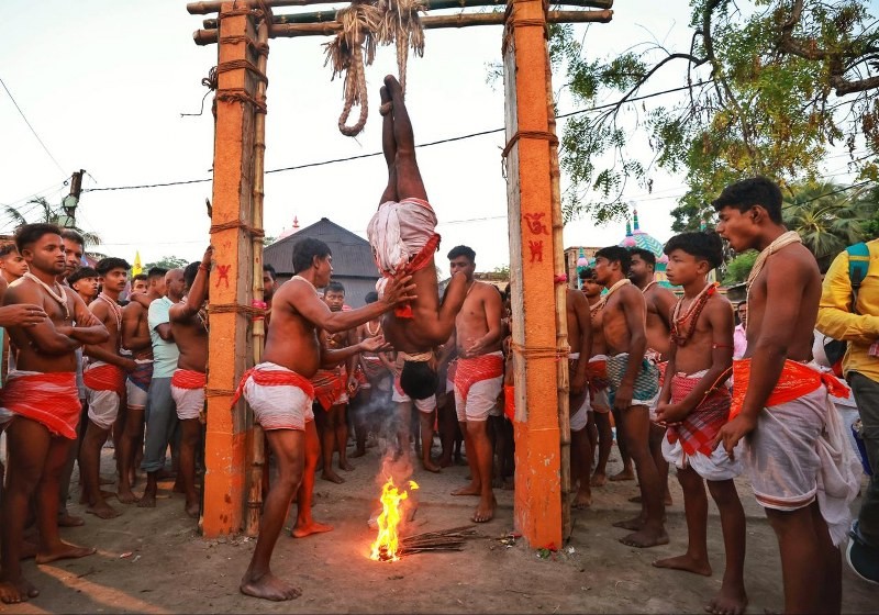 In Images: Charak Festival celebrated with fervour in Bengal's Kalyanpur Bagnan