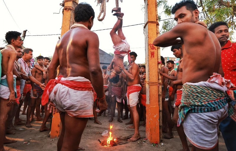 In Images: Charak Festival celebrated with fervour in Bengal's Kalyanpur Bagnan
