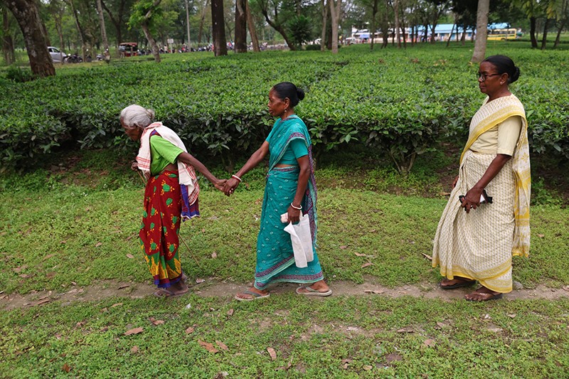 In Images: Voters queue up as assembly polls underway in North Bengal