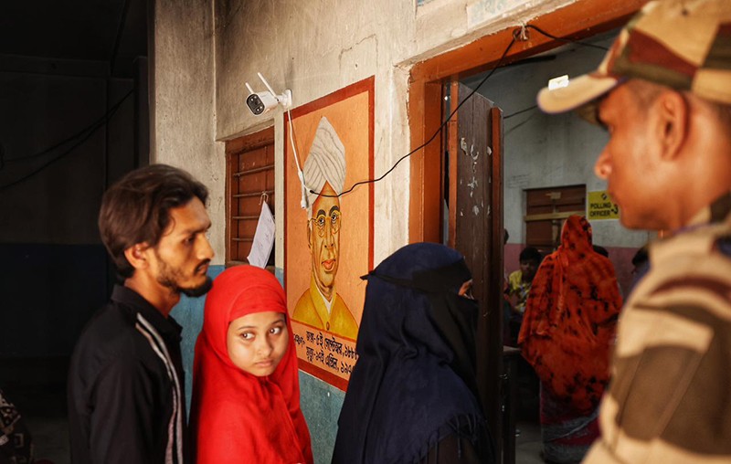 In Images: Voting underway in Bengal's East Midnapore under tight security