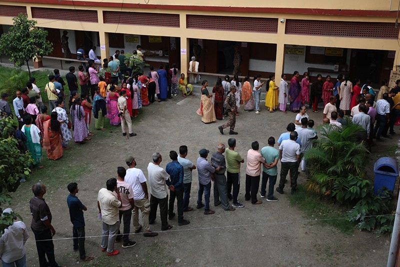 Security steps in as Siliguri votes: Disabled voter assisted in North Bengal polling