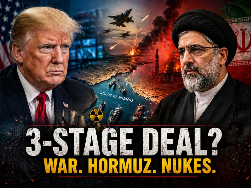 Iran outlines a three-stage proposal for US talks prioritising war end and Hormuz control.