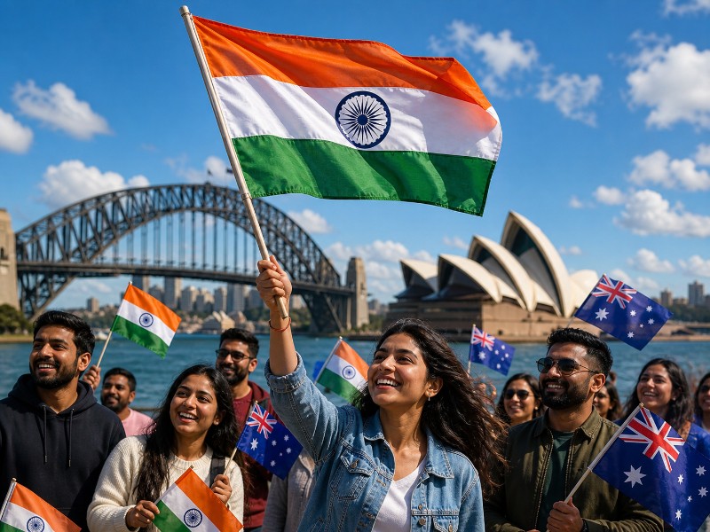 Indian-born residents top Australia’s migrant population.