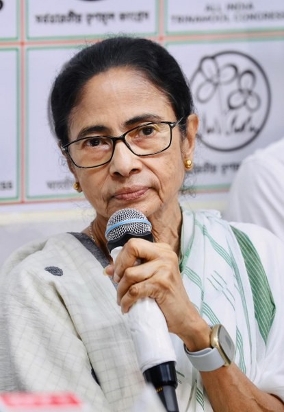 In Images: Mamata Banerjee, Abhishek Banerjee address media after Bengal poll defeat