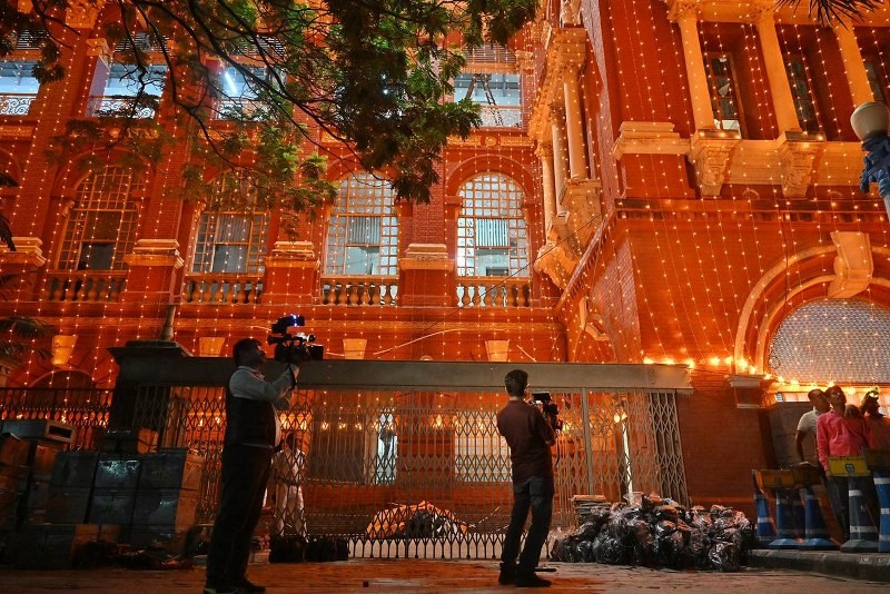 In Images: Kolkata's Writers’ Building, Sahid Minar light up ahead of Suvendu Adhikari’s Bengal CM oath