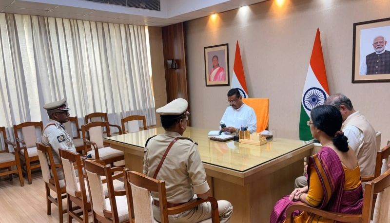 In Images: West Bengal CM Suvendu Adhikari receives grand welcome at BJP HQs