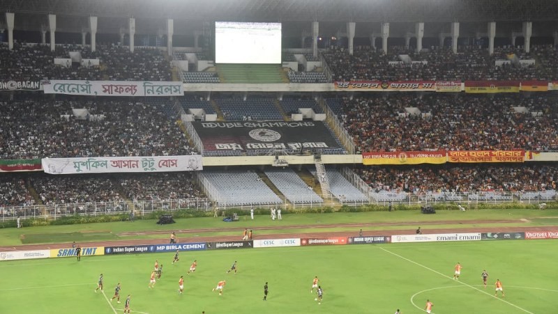 In Images: Kolkata witnesses electrifying Mohun Bagan-East Bagan derby