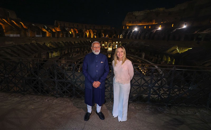 In Images: Modi-Meloni Chemistry Steals the Spotlight in Rome