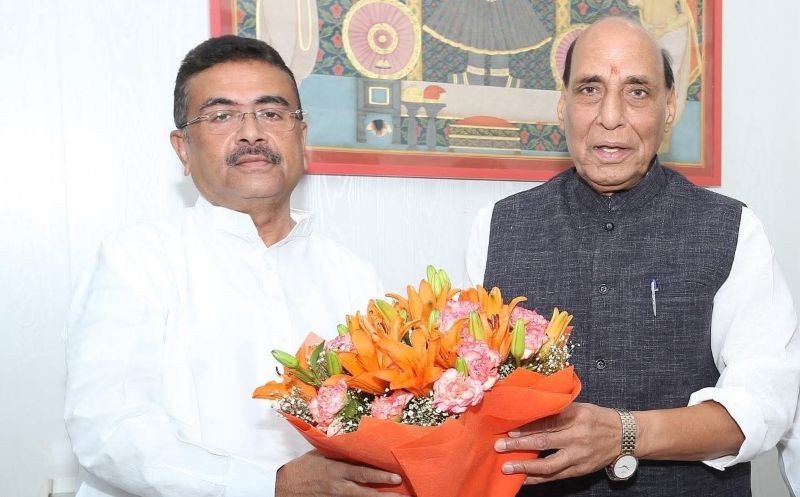 In Images: Suvendu Adhikari meets President Murmu, Rajnath Singh in power-packed first Delhi visit as Bengal CM