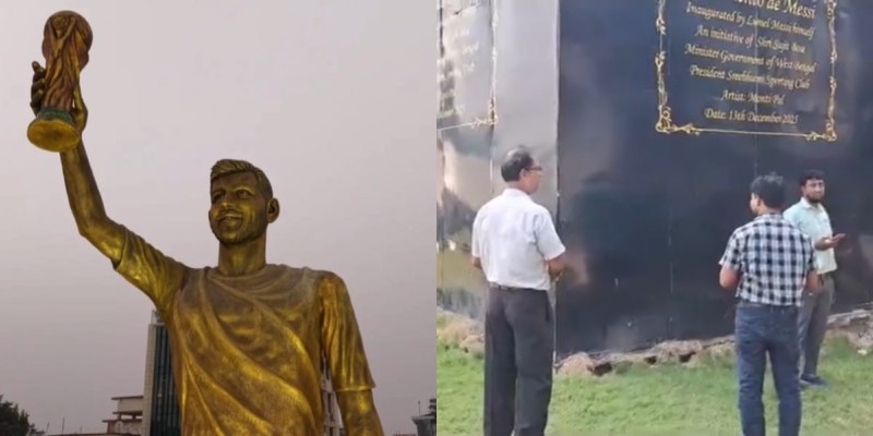 Authorities may remove Kolkata’s giant Messi statue after inspections revealed structural instability and possible collapse risks.