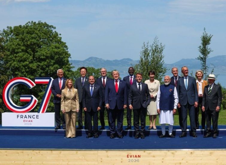 In Images: G7 leaders gather in France ahead of Summit deliberations