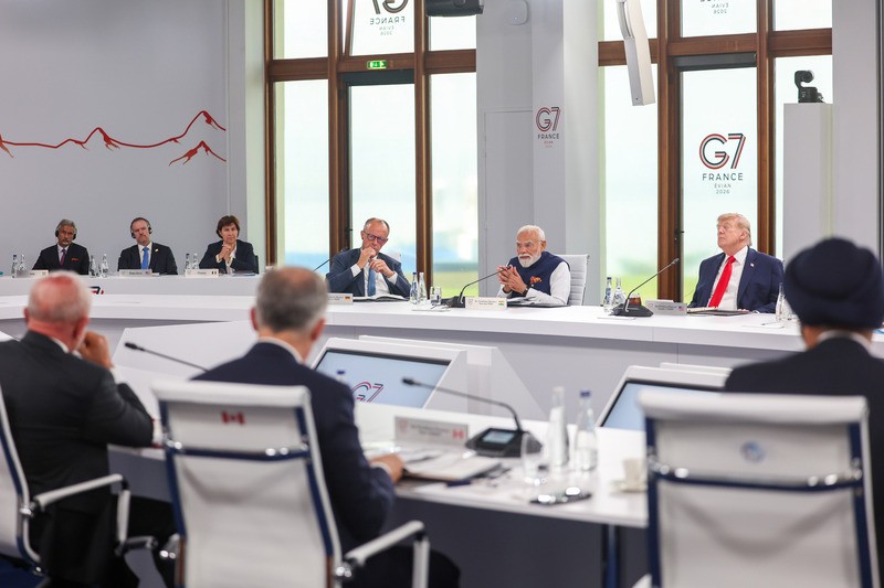 In Images: PM Modi addresses G7 Outreach Session in France