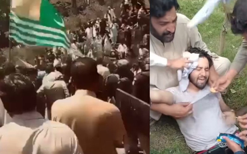 Six civilians killed in PoK clashes as India condemns Pakistan's security crackdown and rights violations.