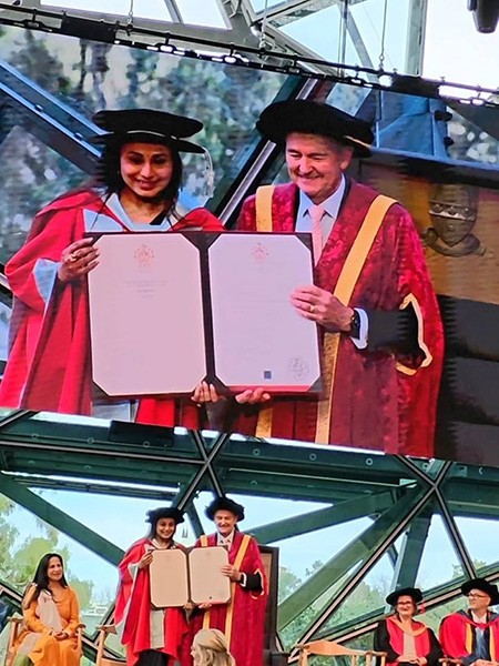 In Images: Rani Mukerji receives honorary doctorate from La Trobe University