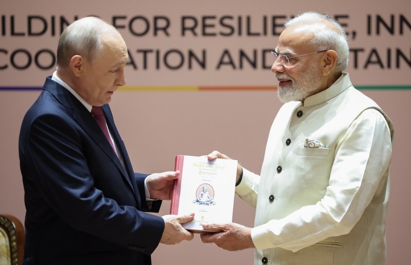 In Images: PM Modi meets Vladimir Putin ahead of BRICS Summit