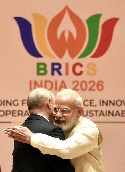 In Images: PM Modi meets Vladimir Putin ahead of BRICS Summit