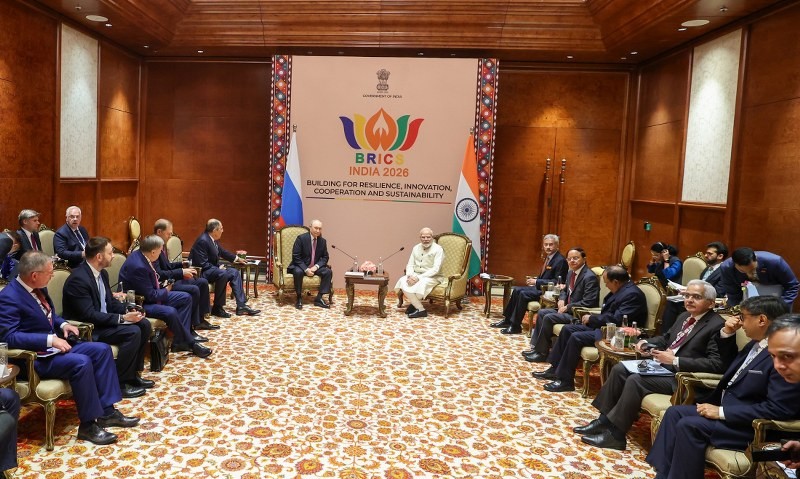In Images: PM Modi meets Vladimir Putin ahead of BRICS Summit