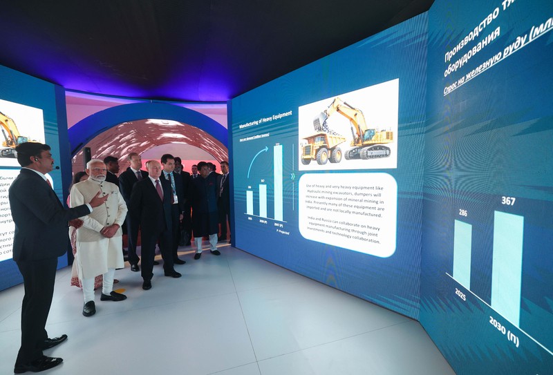 In Images: PM Modi, Putin visit INNOPROM exhibition in New Delhi on sidelines of BRICS Summit