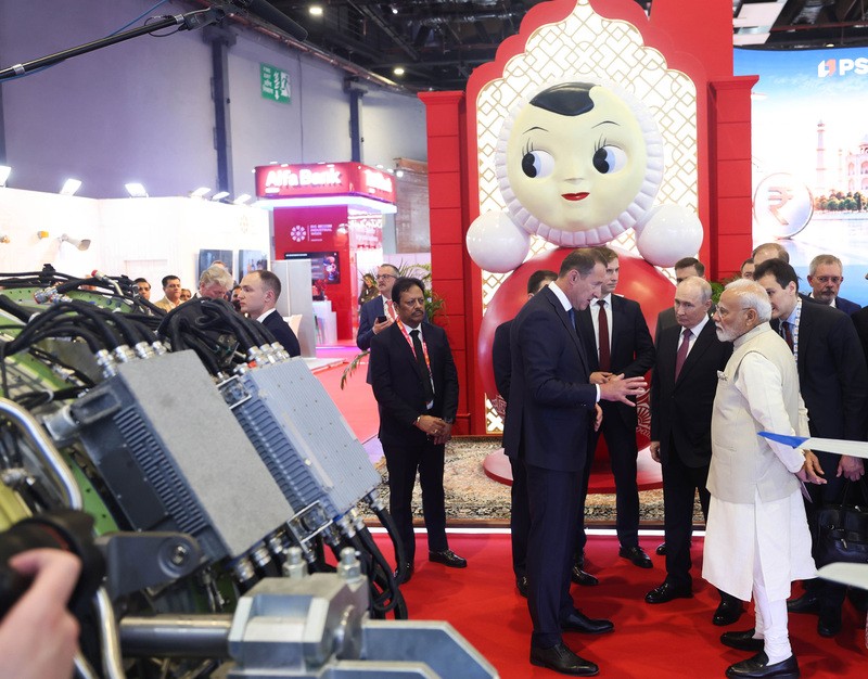 In Images: PM Modi, Putin visit INNOPROM exhibition in New Delhi on sidelines of BRICS Summit
