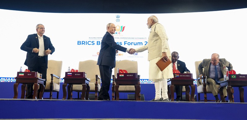 In Images: PM Modi, fellow BRICS leaders attend BRICS Business Forum 2026