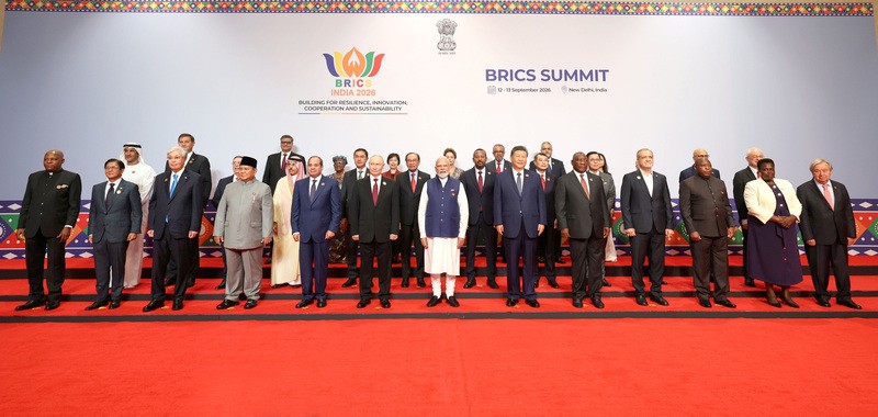 In Images: Modi, Putin, Xi Jinping join BRICS leaders for family photo as the summit enters its final day