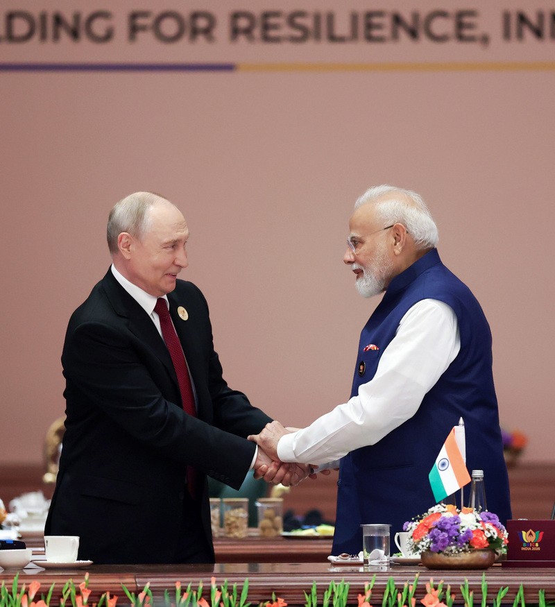 In Images: PM Modi with BRICS leaders at Bharat Mandapam