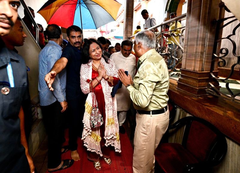 In Images: Gautam Adani offers prayers at Kalighat Temple in Kolkata