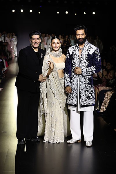 In Images: Alia Bhatt and Vicky Kaushal turn showstoppers at Manish Malhotra’s Mijwan show