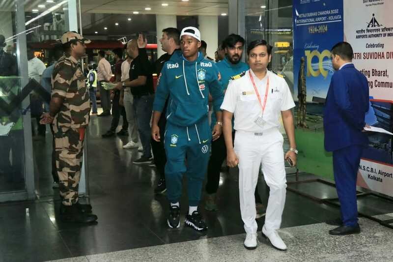 In Images: Brazil national football team arrives in Kolkata for historic FIFA friendly against India