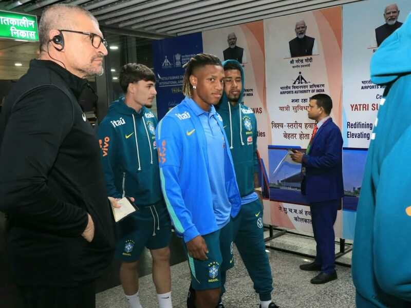 In Images: Brazil national football team arrives in Kolkata for historic FIFA friendly against India