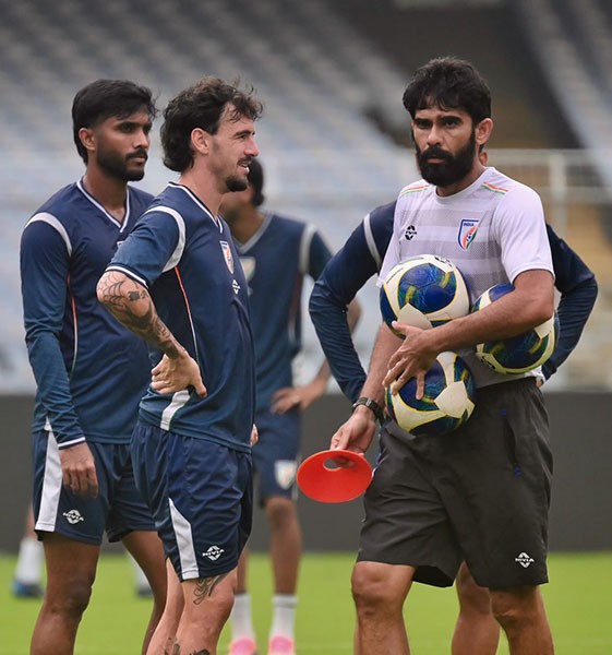 In Images: Indian football team gear up for Brazil clash in Kolkata