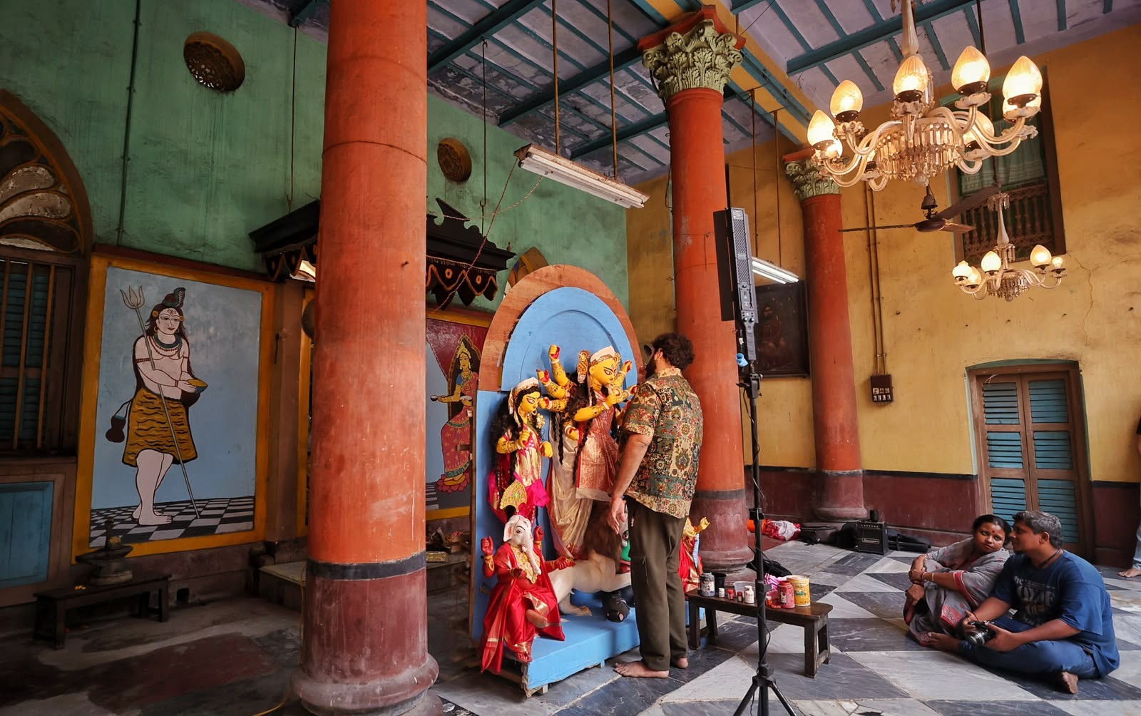 In Images: Durga Puja artisans give final touches to idols as Kolkata gears up for the festivities