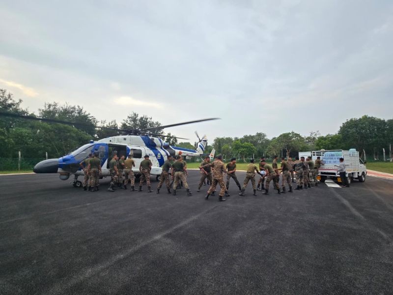 In Images: Indian Coast Guard air-drops food, water to cyclone-hit communities in Odisha