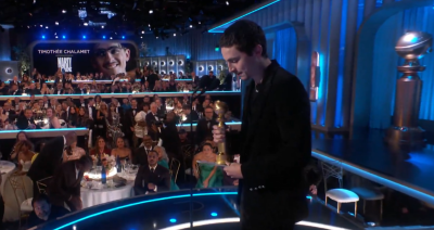 Timothée Chalamet beats DiCaprio, Clooney to win Golden Globe for Marty Supreme