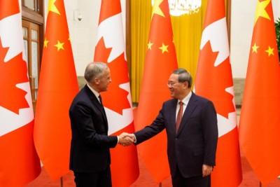 Carney meets Chinese Premier Li Qiang as Canada seeks to revive ties with Beijing
